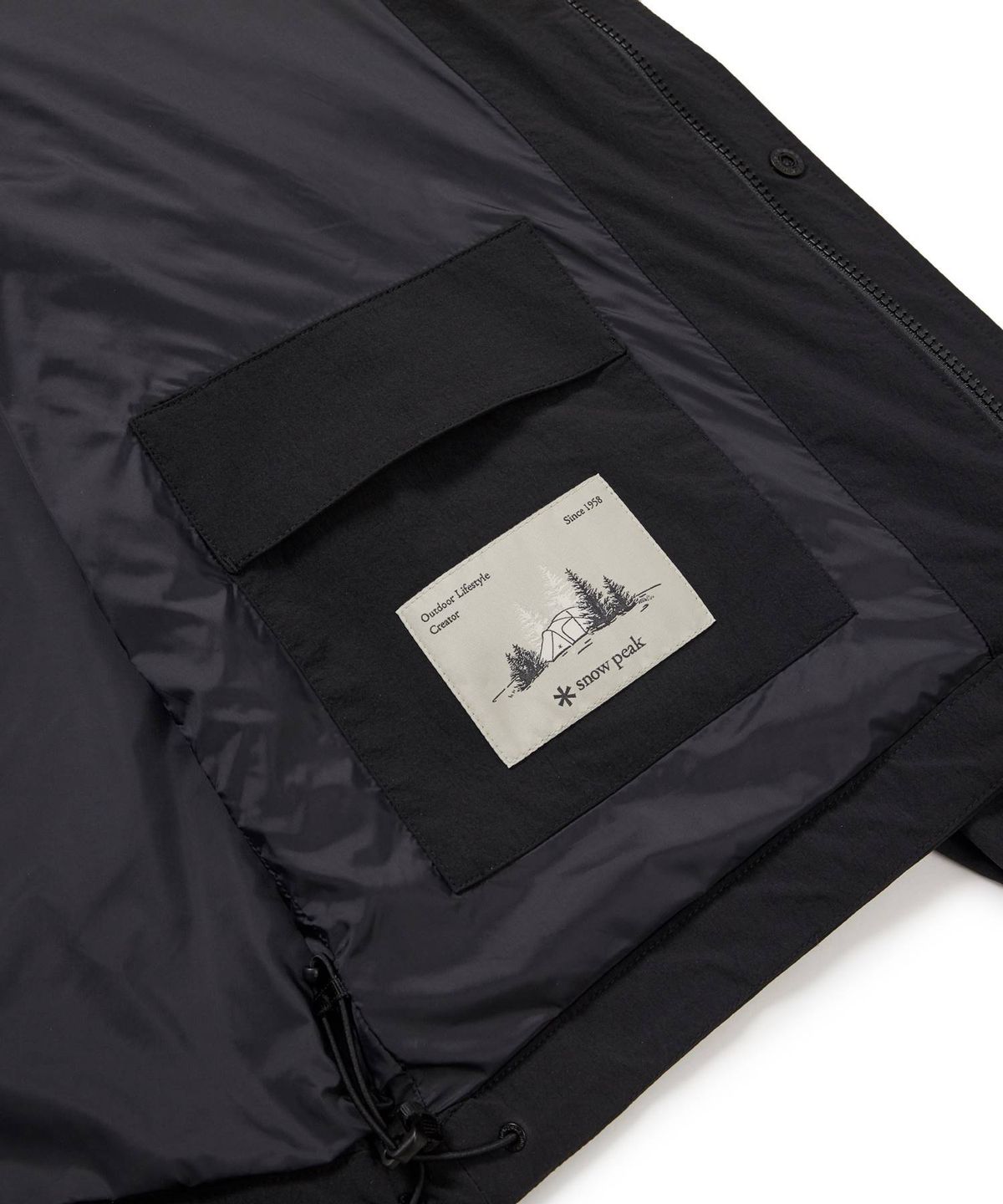 스노우피크 어패럴(SNOWPEAK APPAREL) 루트 유틸리티 바람막이 (S24FMRWB66) Black