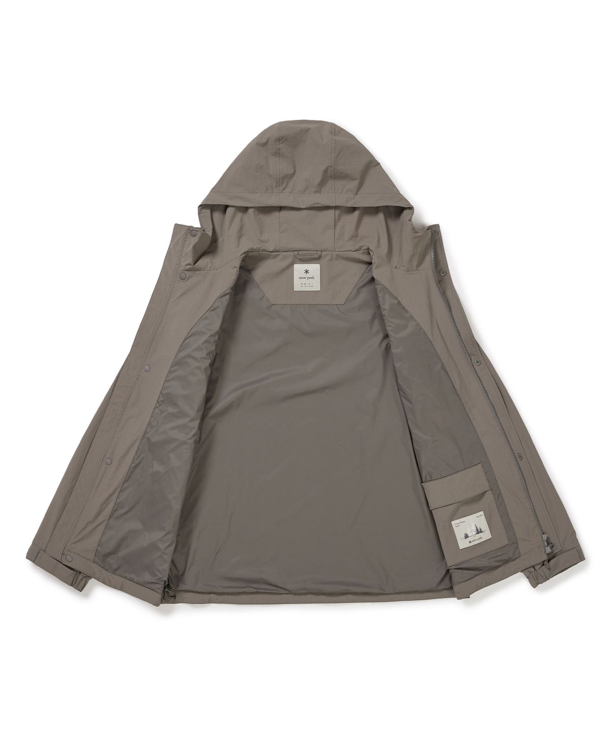스노우피크 어패럴(SNOWPEAK APPAREL) 루트 유틸리티 바람막이 (S24FMRWB66) Dark Khaki