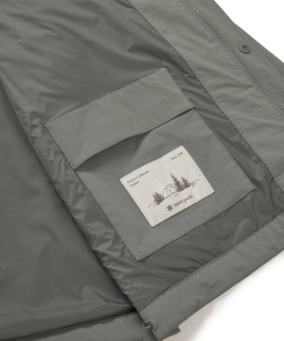 스노우피크 어패럴(SNOWPEAK APPAREL) 루트 유틸리티 바람막이 (S24FMRWB66) Dark Gray
