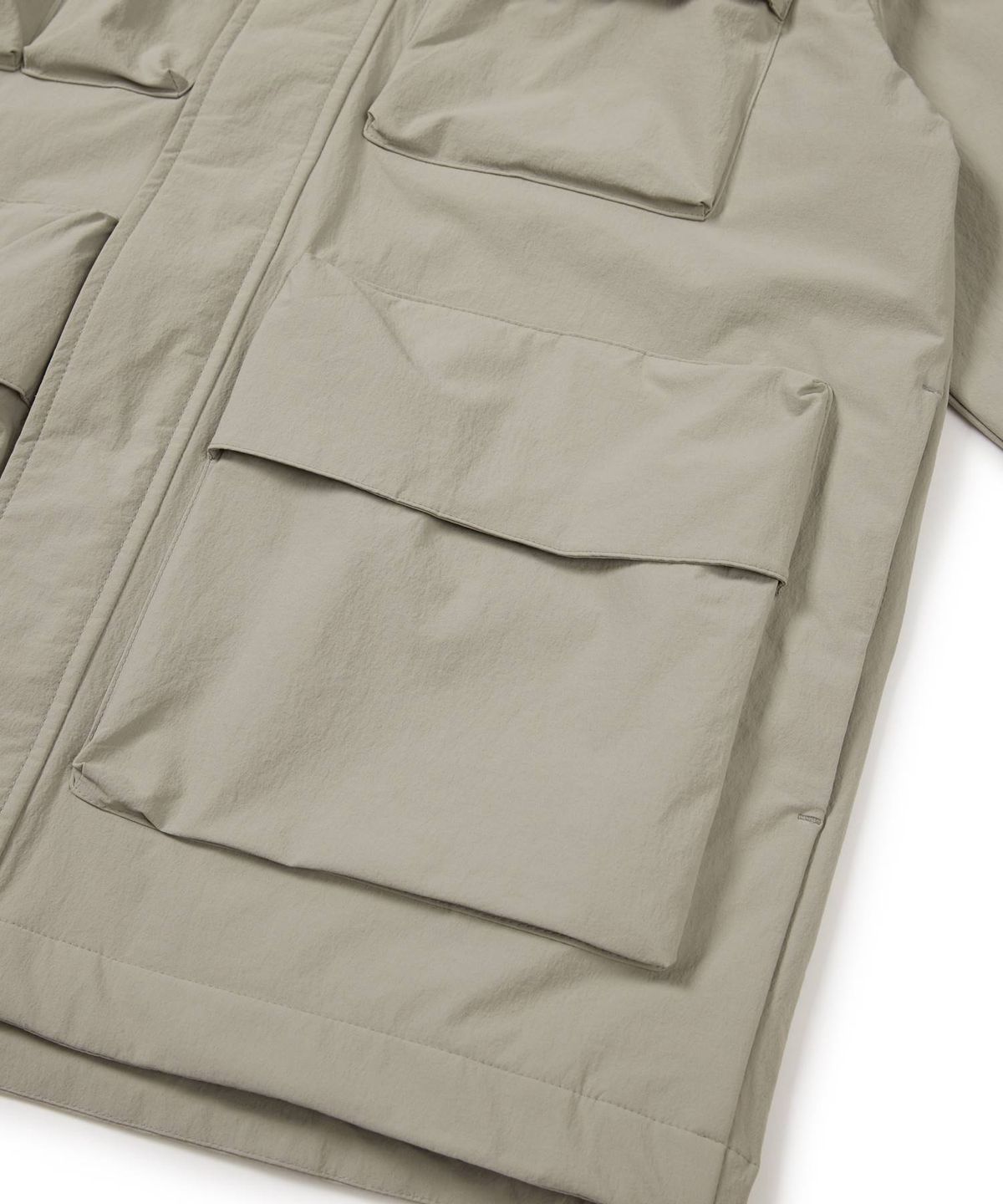 스노우피크 어패럴(SNOWPEAK APPAREL) 루트 유틸리티 바람막이 (S24FMRWB66) Beige Gray