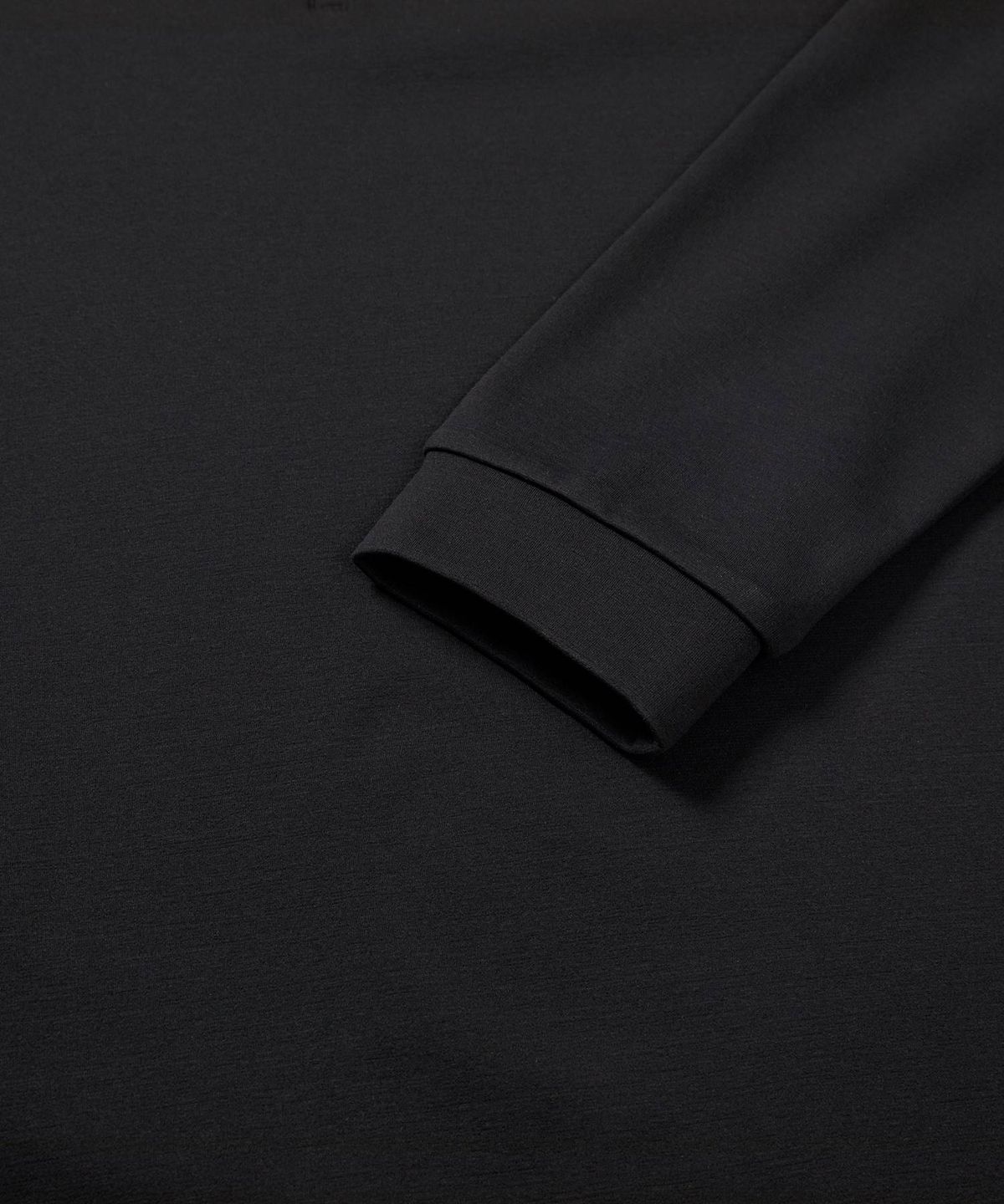 스노우피크 어패럴(SNOWPEAK APPAREL) 반집업 긴팔 티셔츠 (S24FMTZT10) Black