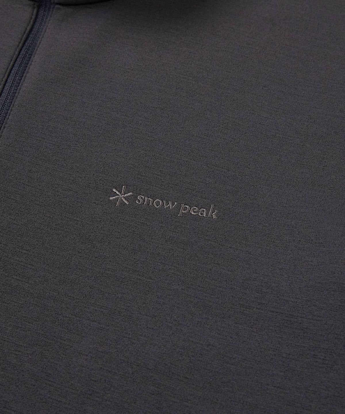 스노우피크 어패럴(SNOWPEAK APPAREL) 반집업 긴팔 티셔츠 (S24FMTZT10) Charcoal