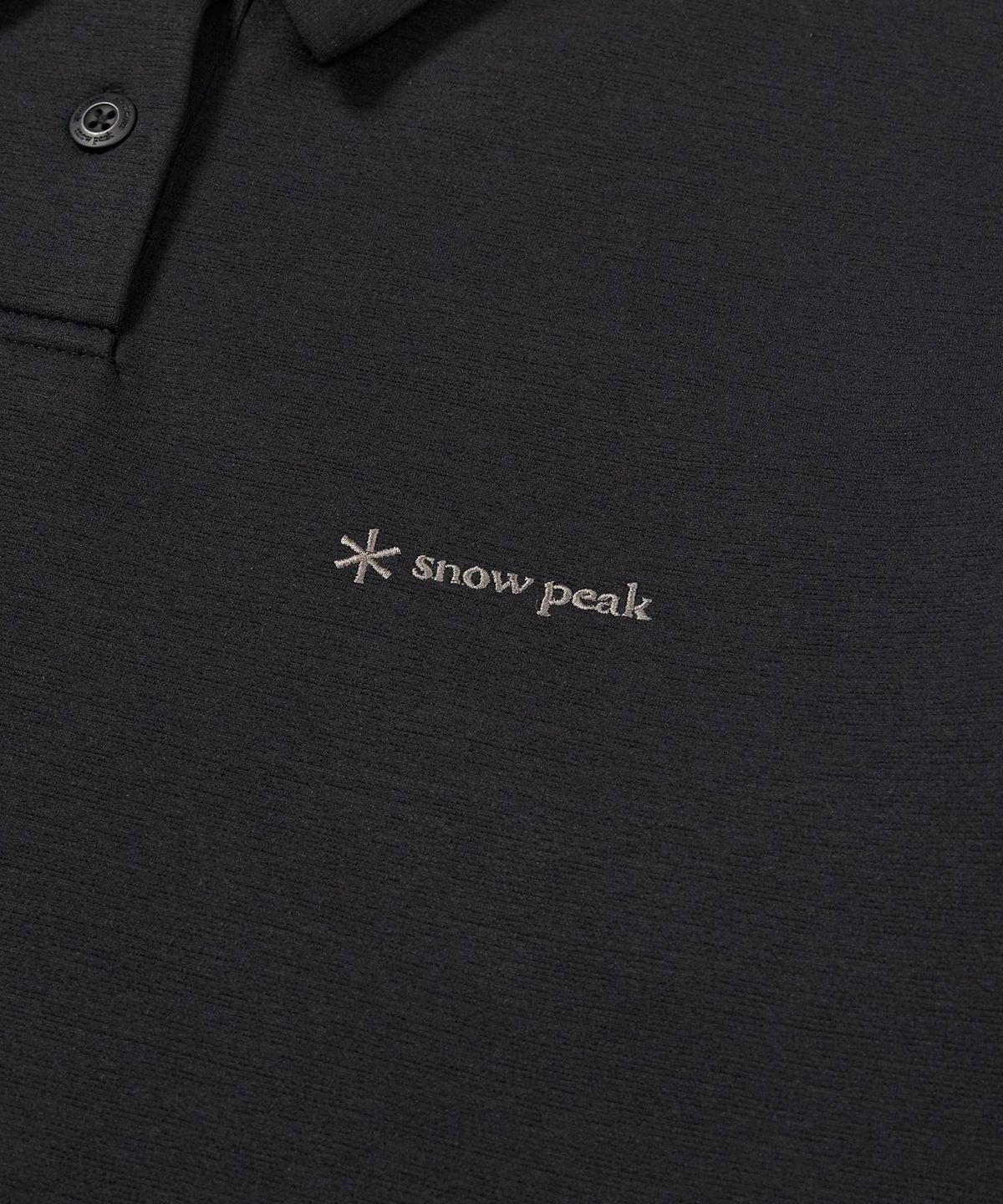 스노우피크 어패럴(SNOWPEAK APPAREL) 여성 폴로 긴팔 티셔츠 (S24FWTPS11) Black