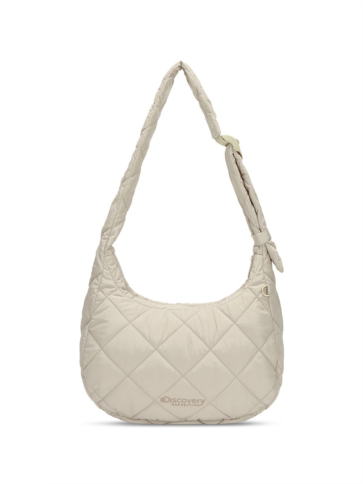 디스커버리 익스페디션(DISCOVERY EXPEDITION) 멜로즈 퀼팅 롱 숄더백 L (BEIGE2)