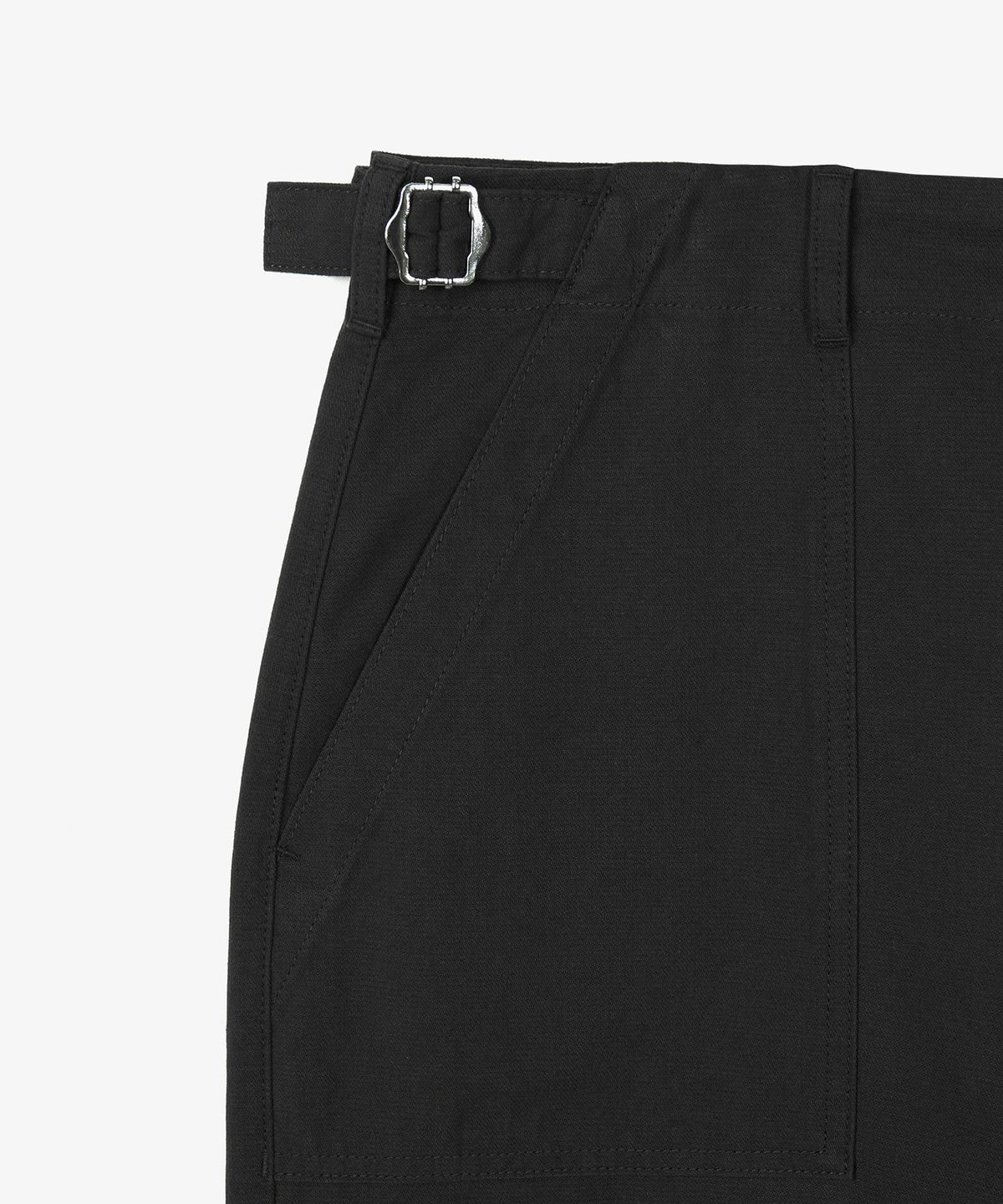 토피(TOFFEE) 퍼티그 비조 캔버스 코튼 팬츠 (BLACK)