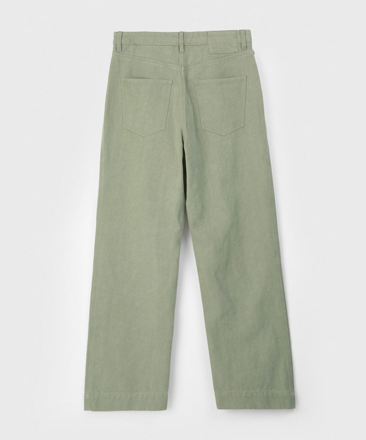 벌스데이수트(BIRTHDAYSUIT) PAINTED OXFORD 5P PANTS (SAGE)