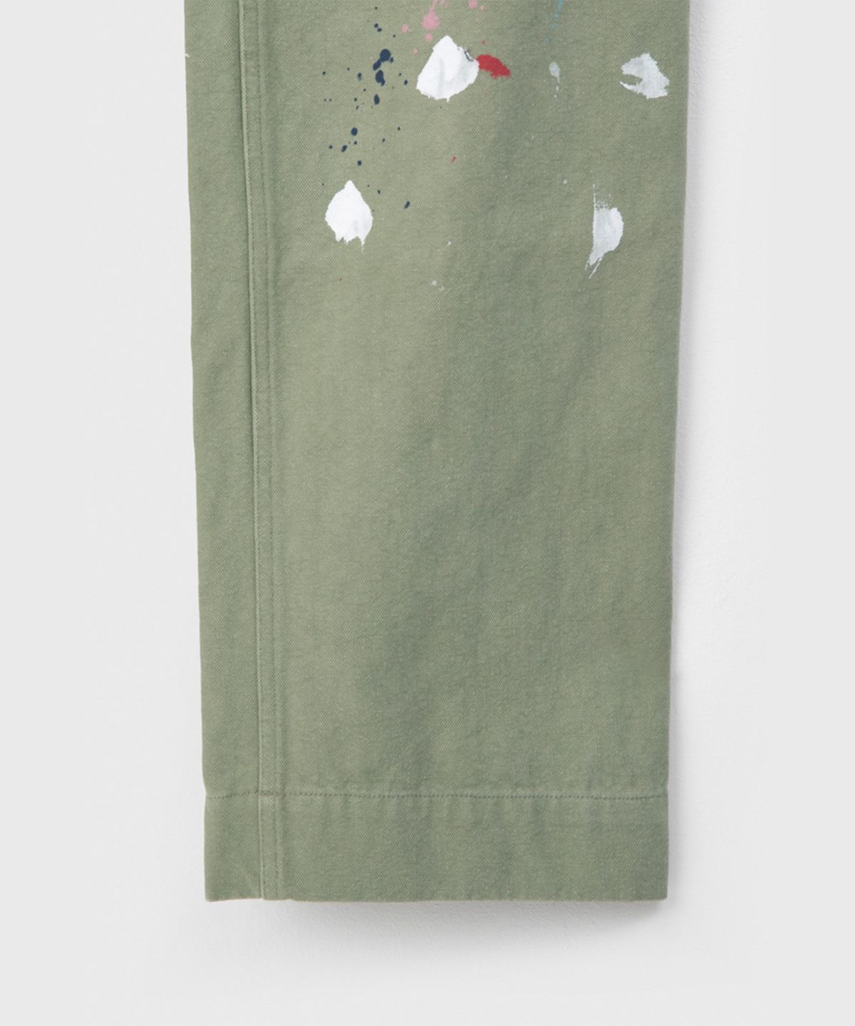 벌스데이수트(BIRTHDAYSUIT) PAINTED OXFORD 5P PANTS (SAGE)