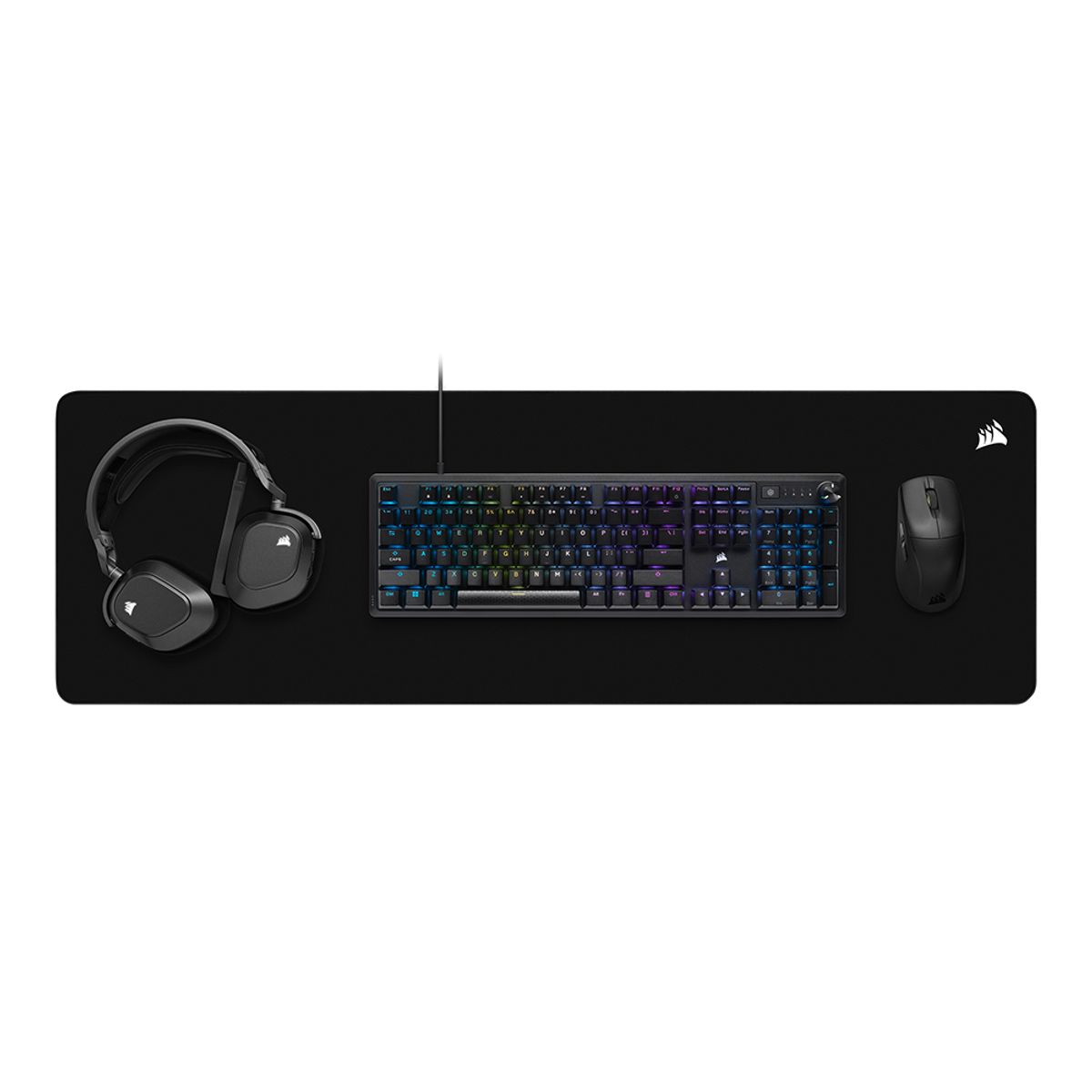 커세어(CORSAIR) MM500 v2 Hybrid Cloth Extended 게이밍 마우스 장패드