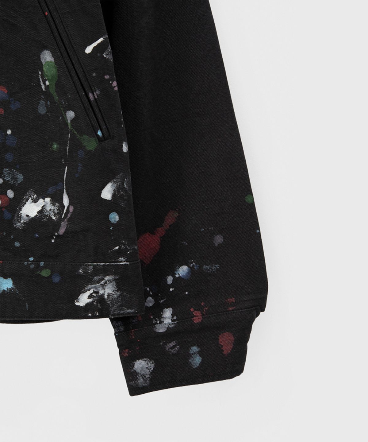 벌스데이수트(BIRTHDAYSUIT) PAINTED CLUB JACKET (BLACK)