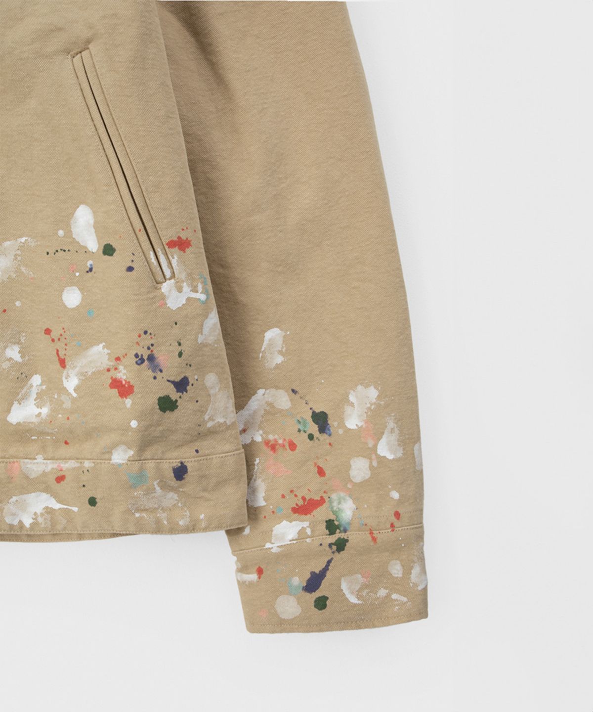 벌스데이수트(BIRTHDAYSUIT) PAINTED CLUB JACKET (BEIGE)