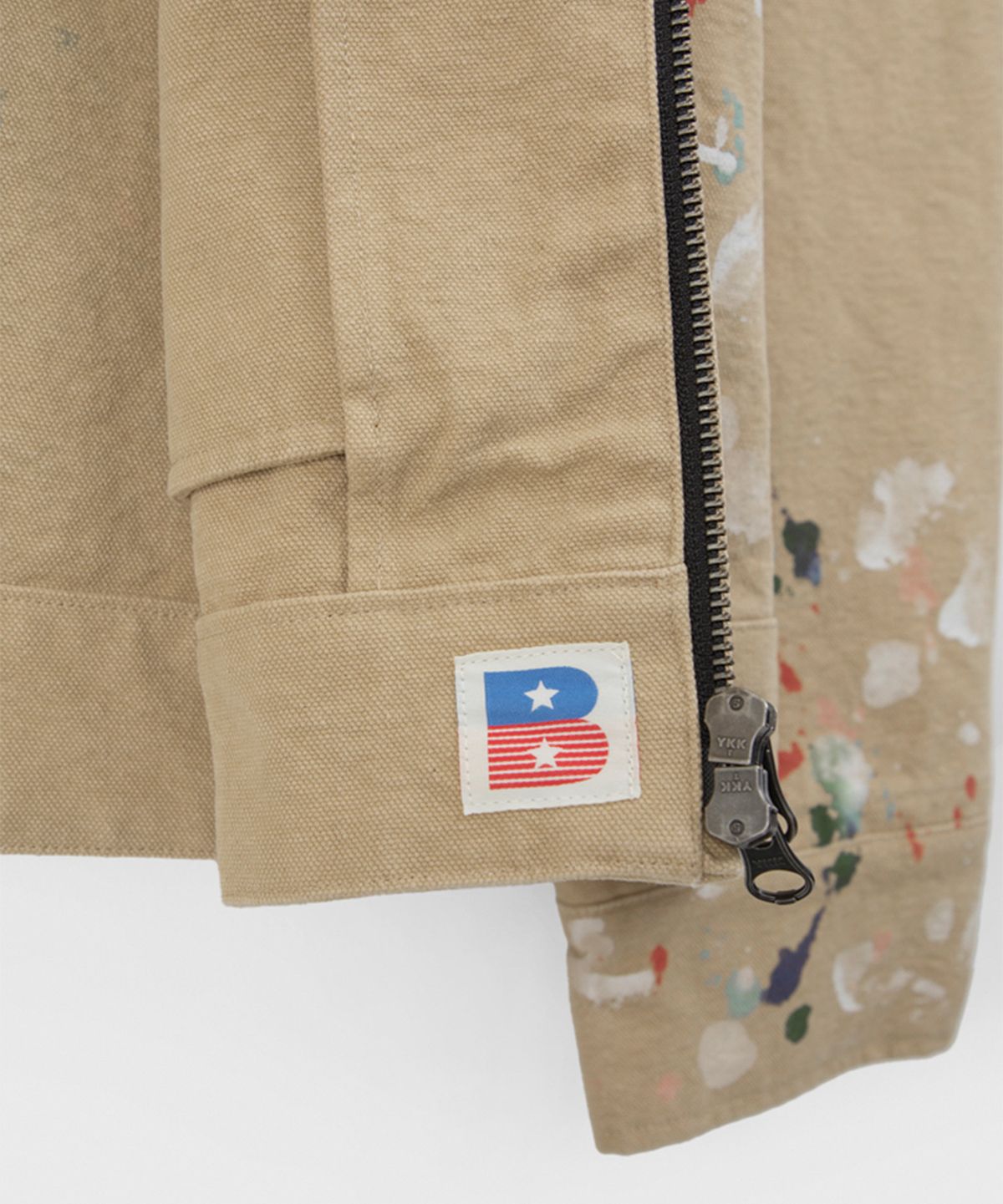 벌스데이수트(BIRTHDAYSUIT) PAINTED CLUB JACKET (BEIGE)