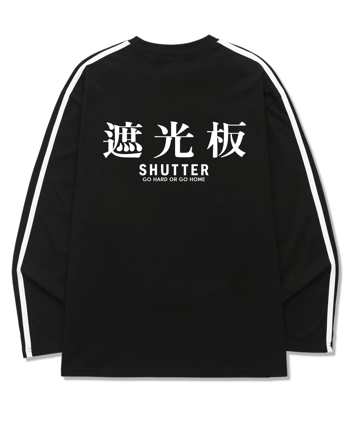 셔터(SHUTTER) TEXT LOGO VER.2 롱슬리브 (SLS009) 블랙