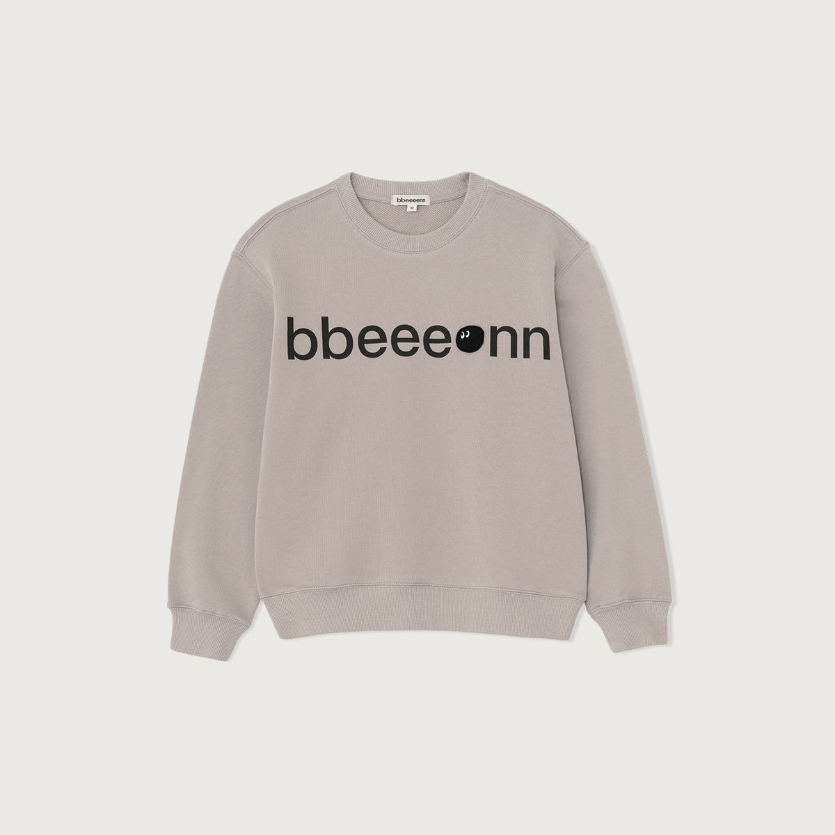 벤(BBEEEENN) 로고 벤몬 스웻셔츠_웜그레이