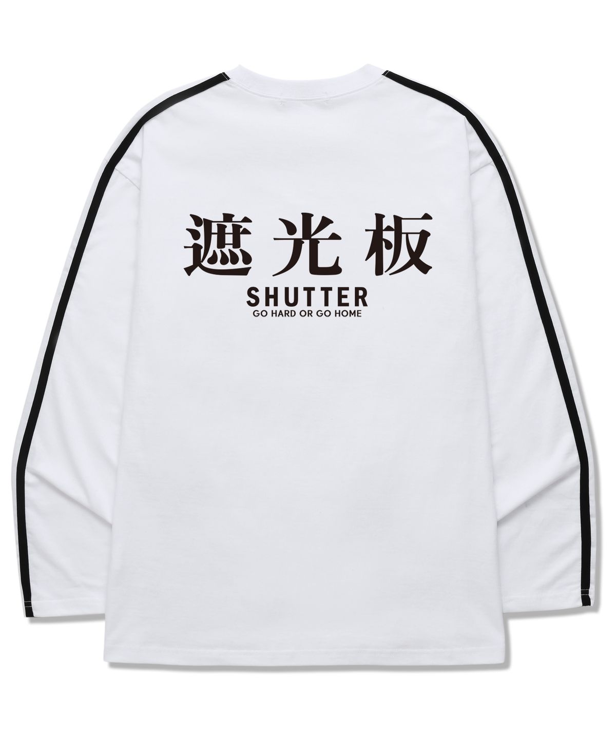 셔터(SHUTTER) TEXT LOGO VER.2 롱슬리브 (SLS009) 화이트
