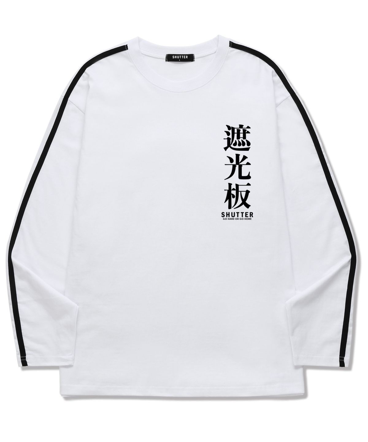 셔터(SHUTTER) TEXT LOGO VER.2 롱슬리브 (SLS009) 화이트