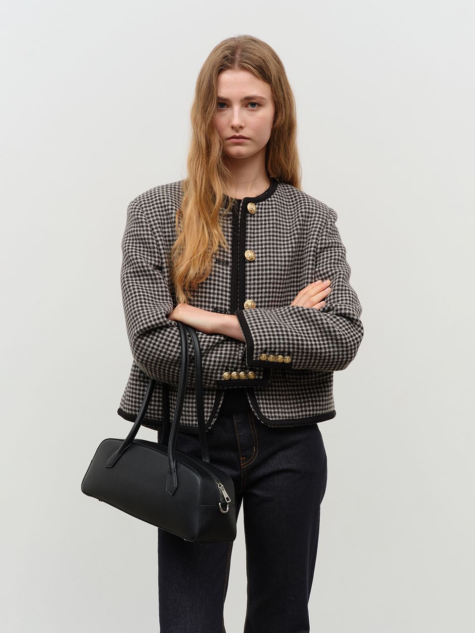 ★Dunst★ CLASSIC BOUCLE TWEED JACKET CHECK_UDJA4C204MU Dunst Classic Bouclé Tweed Jacket - Bergdorf Goodman