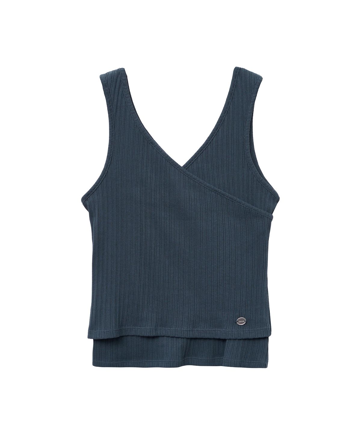 마리떼 프랑소와 저버(MARITHÉ + FRANҪOIS GIRBAUD) W LAYERED SIMPLE LOGO PENDANT SLEEVELESS navy