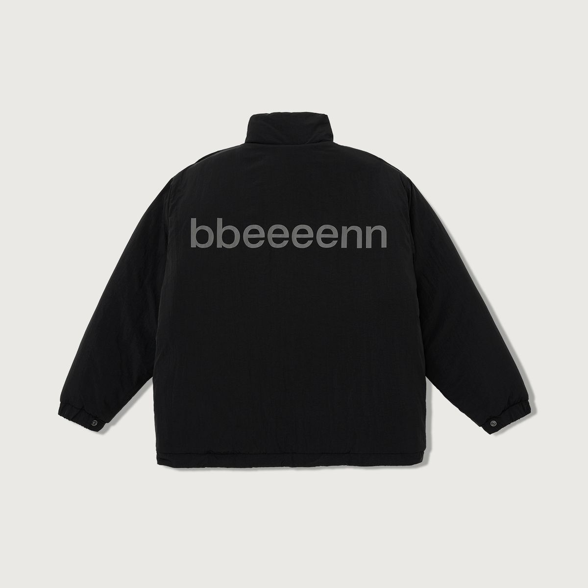벤(BBEEEENN) 오버핏 패디드 자켓_블랙
