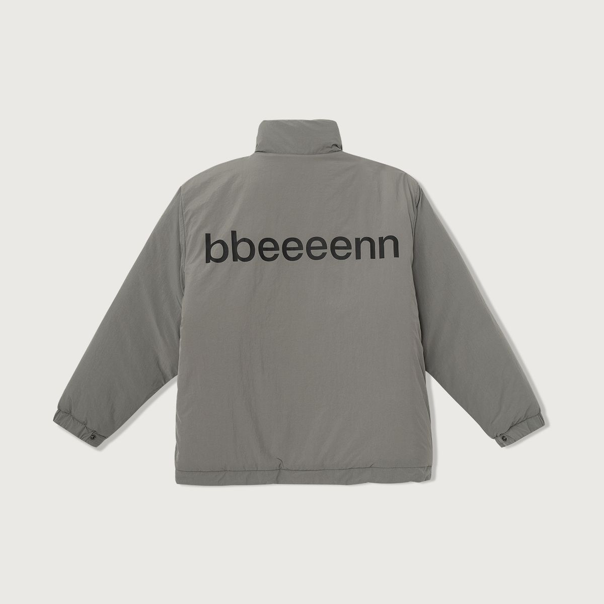 벤(BBEEEENN) 오버핏 패디드 자켓_그레이