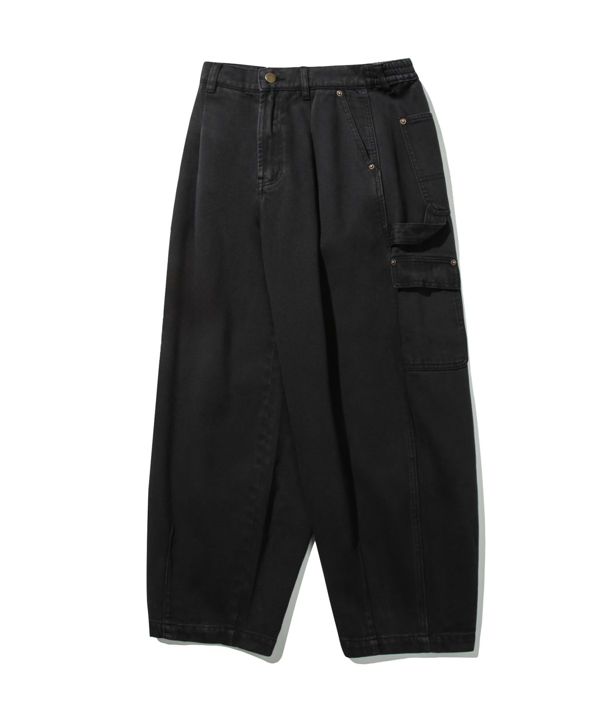 어반스터프(URBANSTOFF) 카펜터 롱 벌룬 팬츠 (블랙)