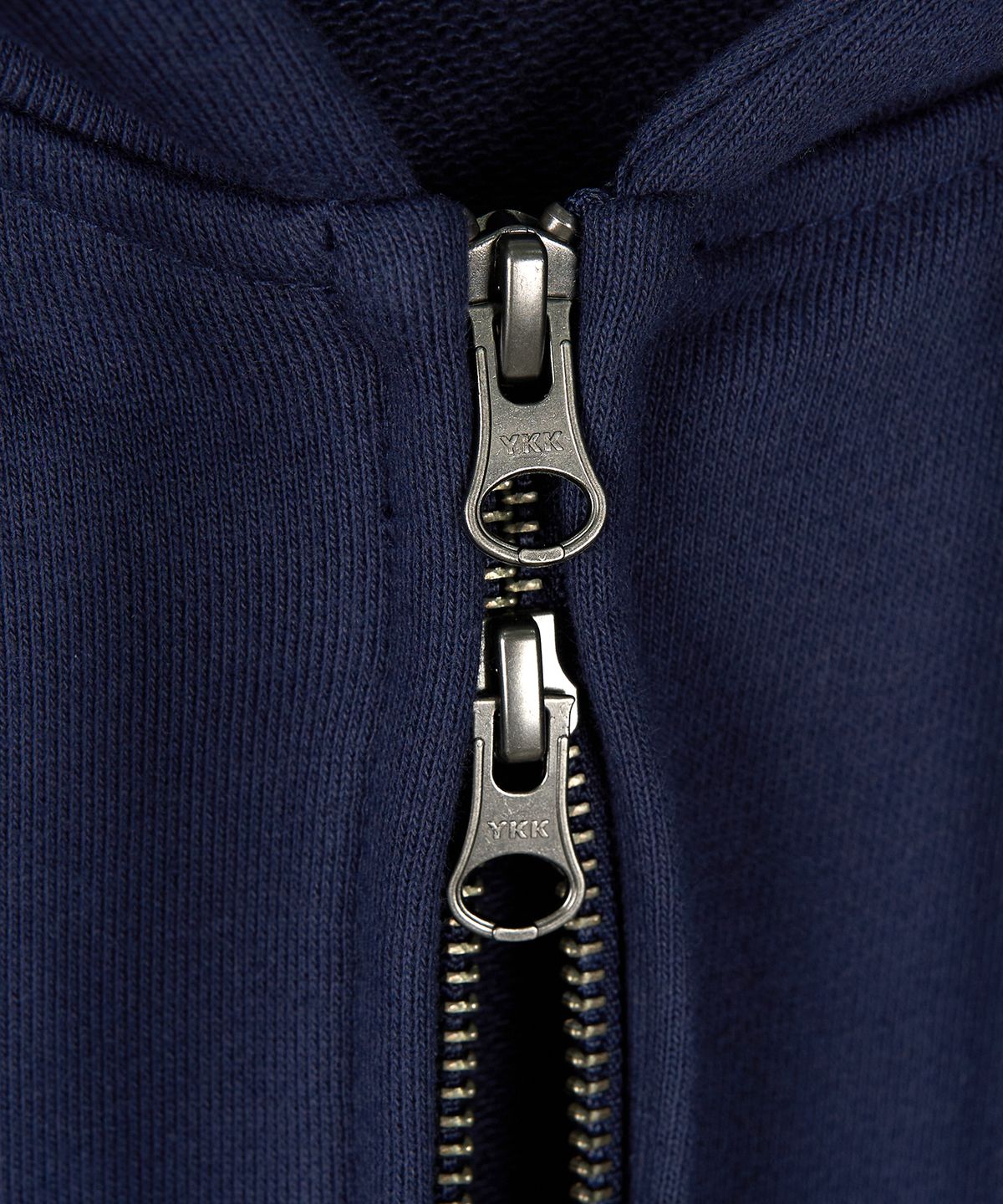 토피(TOFFEE) 2WAY 스웻 후드 집업 (NAVY)