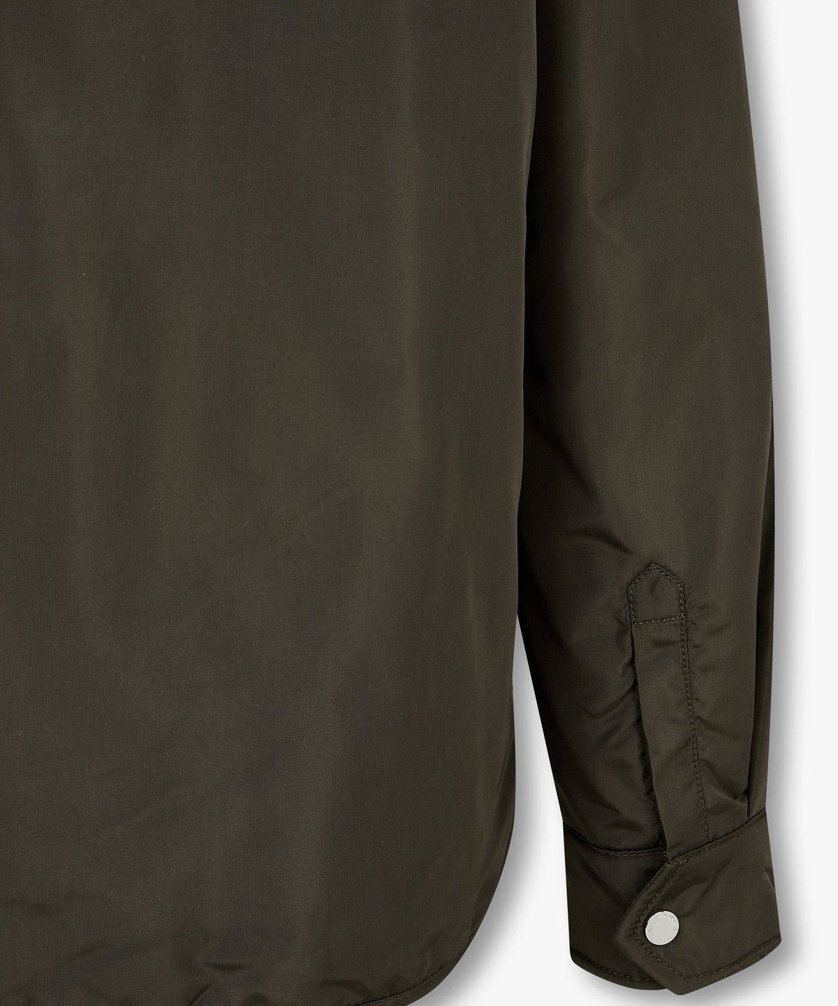 아르마니 익스체인지(ARMANI EXCHANGE) 남성 사이드 슬릿 폴리 자켓_올리브 A414310034