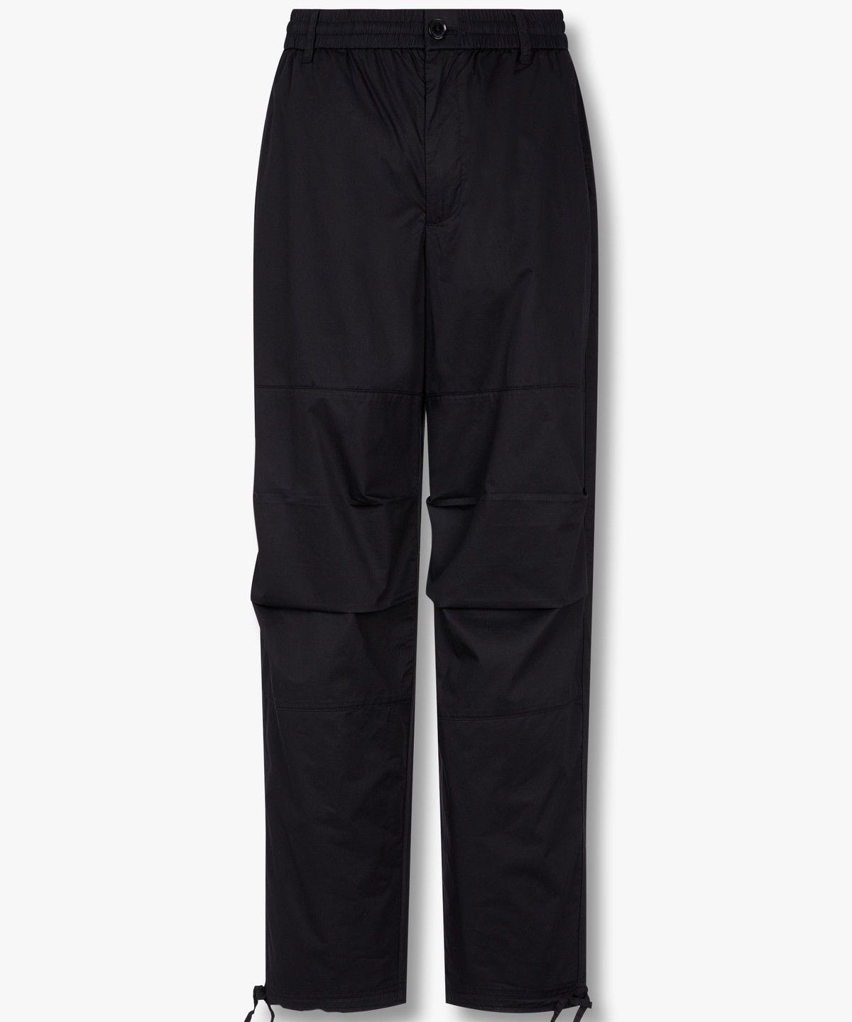아르마니 익스체인지(ARMANI EXCHANGE) 남성 스트링 헴 파라슈트 팬츠_블랙 A414342007