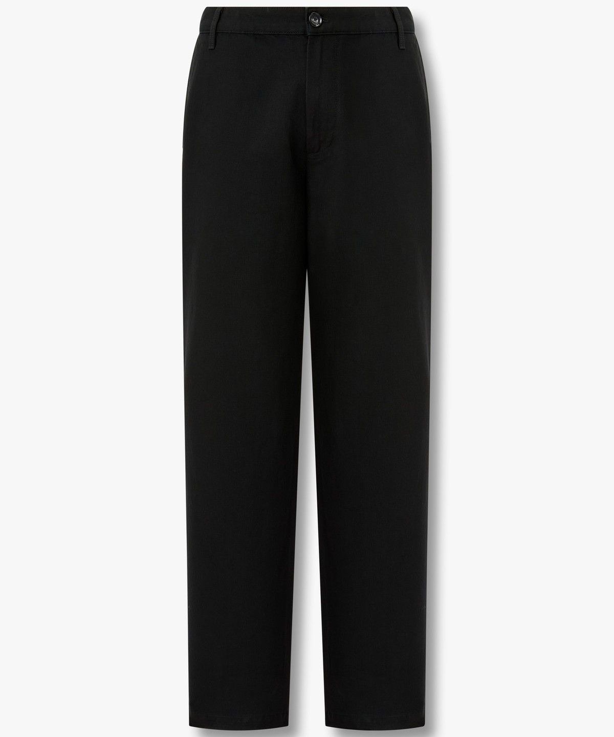 아르마니 익스체인지(ARMANI EXCHANGE) 남성 로고 플레이트 텍스처드 팬츠_블랙 A414342008