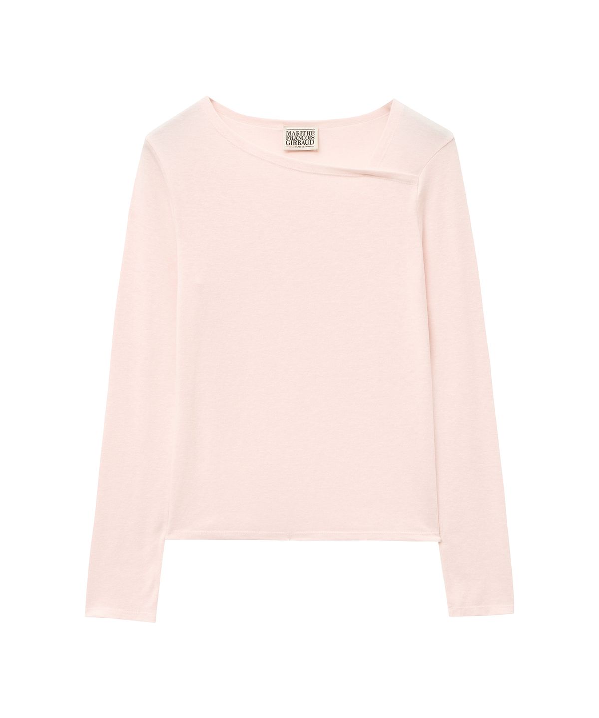 마리떼 프랑소와 저버(MARITHÉ + FRANҪOIS GIRBAUD) W NECK POINT LONG SLEEVE light pink