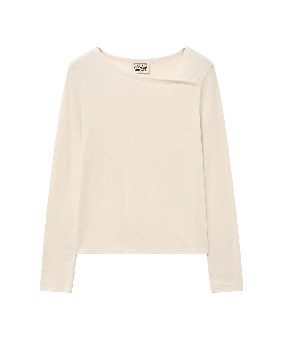 마리떼 프랑소와 저버(MARITHÉ + FRANҪOIS GIRBAUD) W NECK POINT LONG SLEEVE ivory