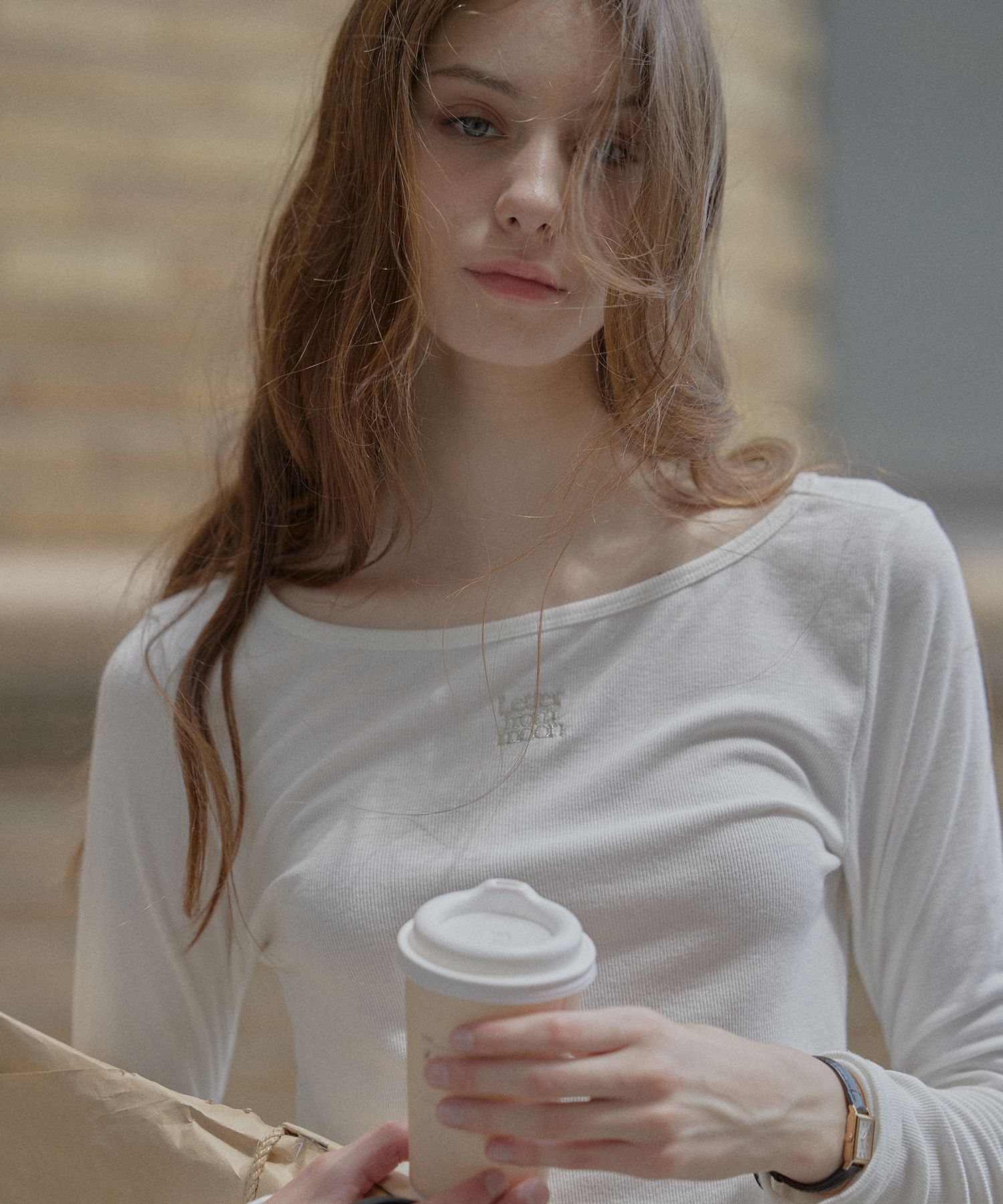 ☆LETTER FROM MOON☆ Logo silver embroidered slim fit t-shir MUSINSA | LETTER FROM MOON Logo Silver Embroidery Slim Fit T