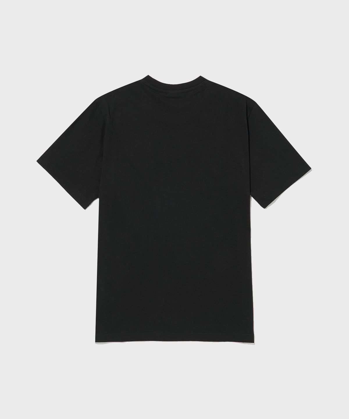 챔피온(CHAMPION) 스몰 스크립트 로고 코튼 반팔 티셔츠 Black