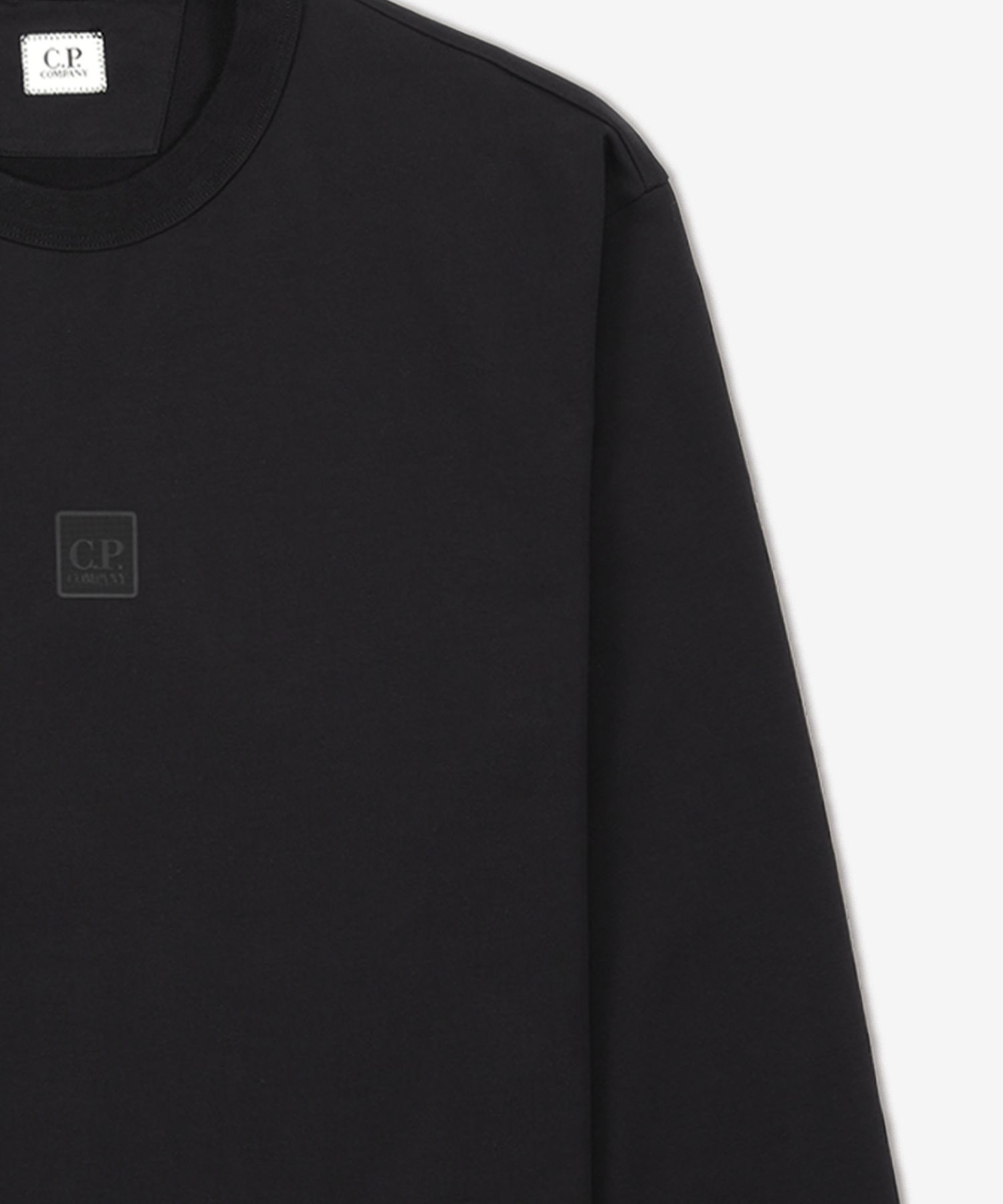 ★C.P. Company★ Metropolis Logo Crewneck Man to Man Black 1 MUSINSA | CP Company Metropolis Logo Crewneck Man to Man