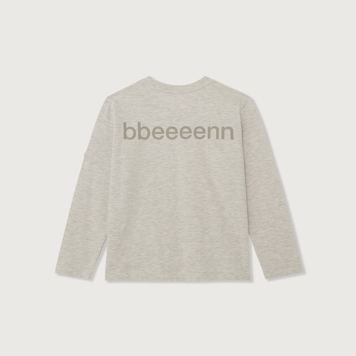 벤(BBEEEENN) 스탠다드 롱 슬리브 티셔츠_오트밀