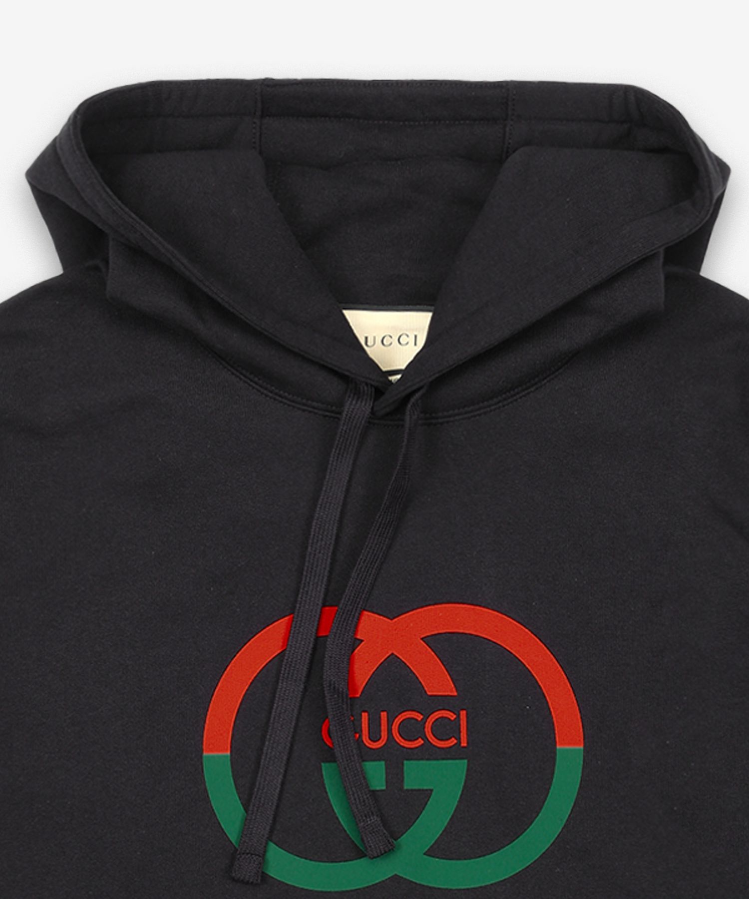 【GUCCI】 Logo print hoodie 721427XJF5T1868 Gucci Print Hoodie Black | 721427XJF5T1868 | Laced