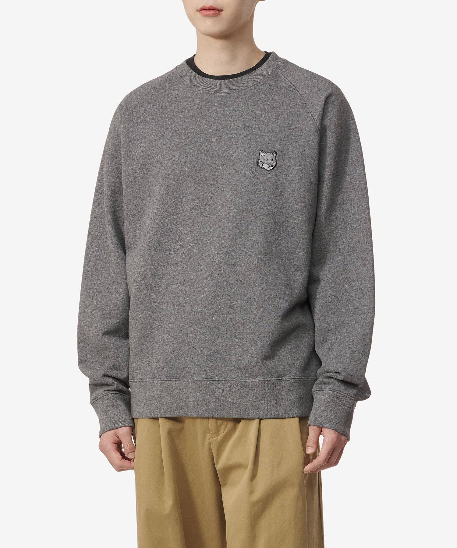 MUSINSA公式 | MAISON KITSUNE Bold Fox Head Patch Oversized