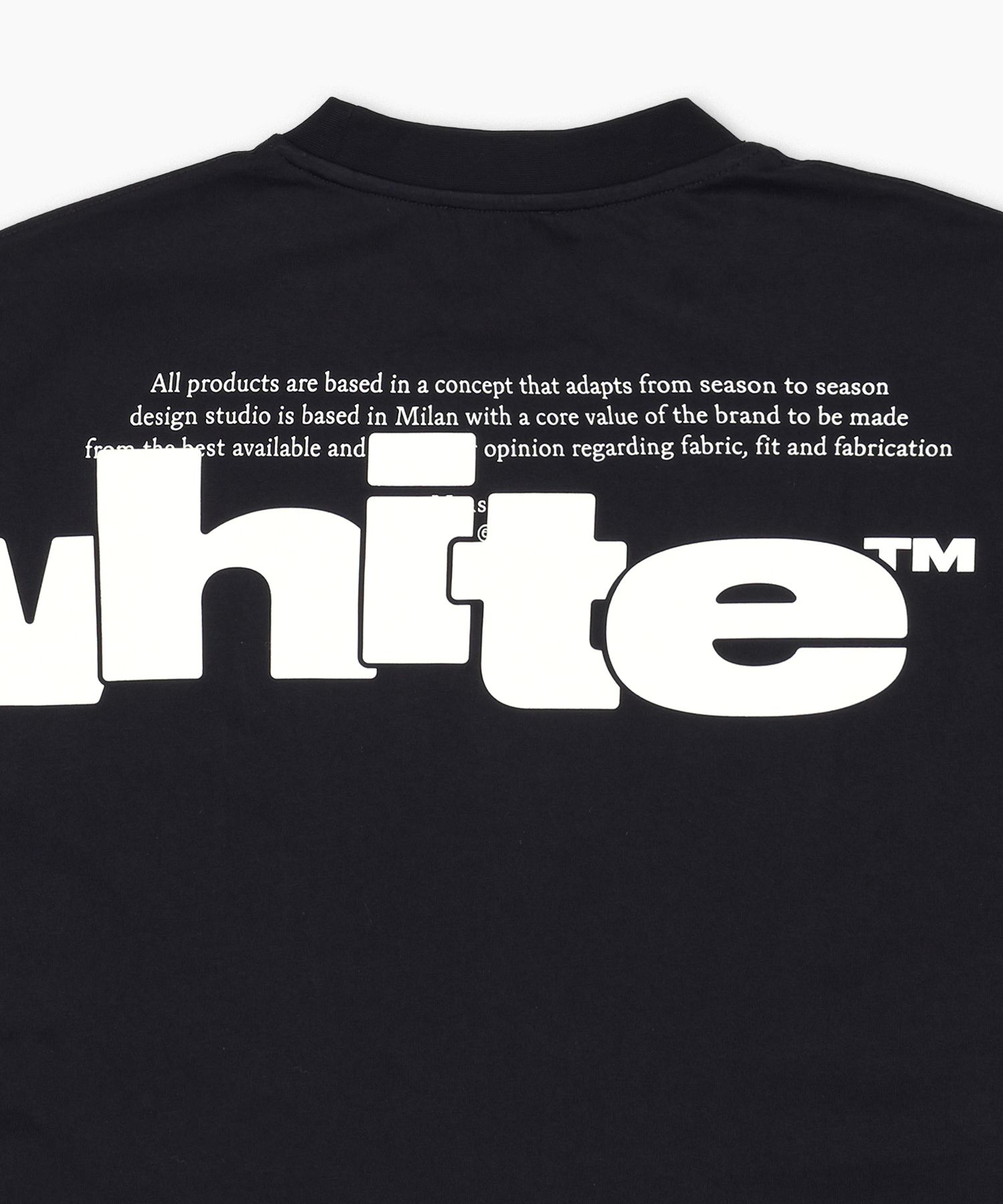 ★Off-White★ Front and back half logo skate hood black OMBB MUSINSA | Off White Front and back half logo skate hood