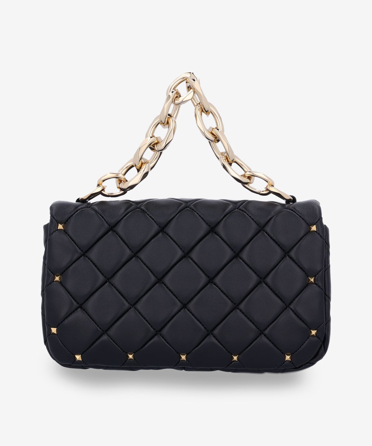 발렌티노(VALENTINO) 스몰 락스터드 스파이크 숄더백 - 블랙 / 5W2B0Q04IGX0NO