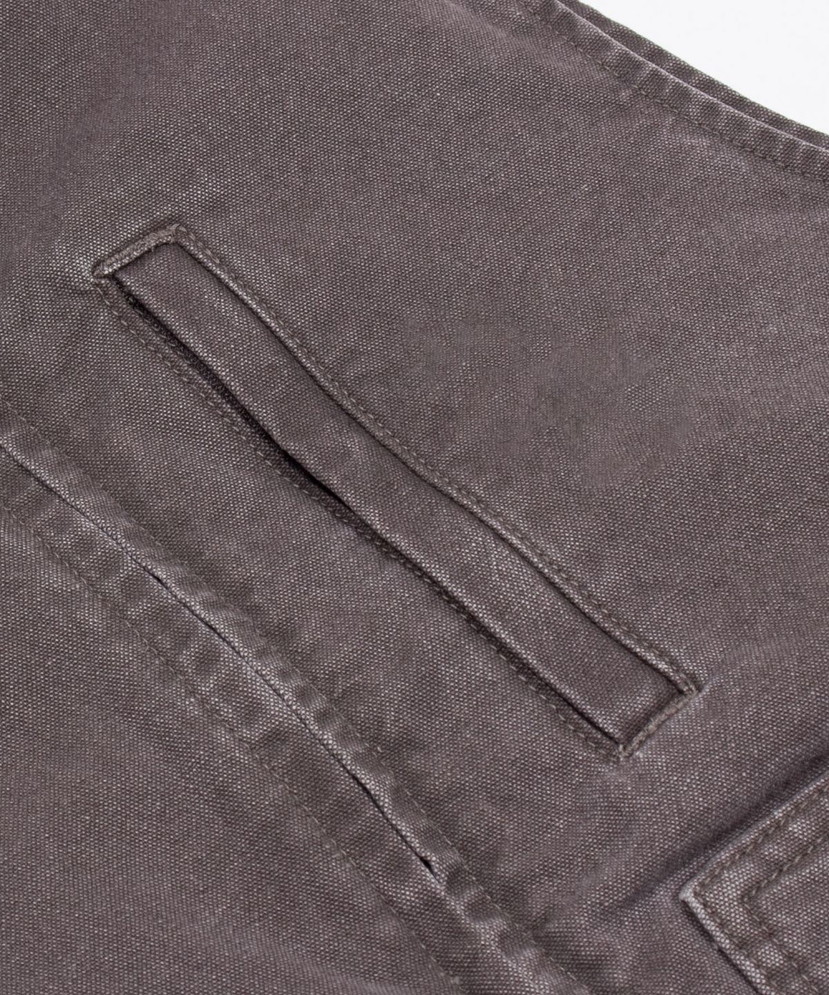 감마갤러리(GAMMA GALLERY) 13.5oz 빈티지 워싱 패디드 베스트 자켓 [누빔 안감] - CHARCOAL