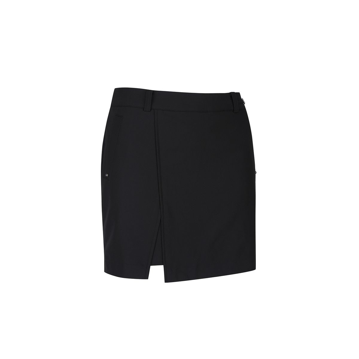 어뉴골프(ANEW GOLF) W FLEECE INCISION POINT A-LINE SQ_BK