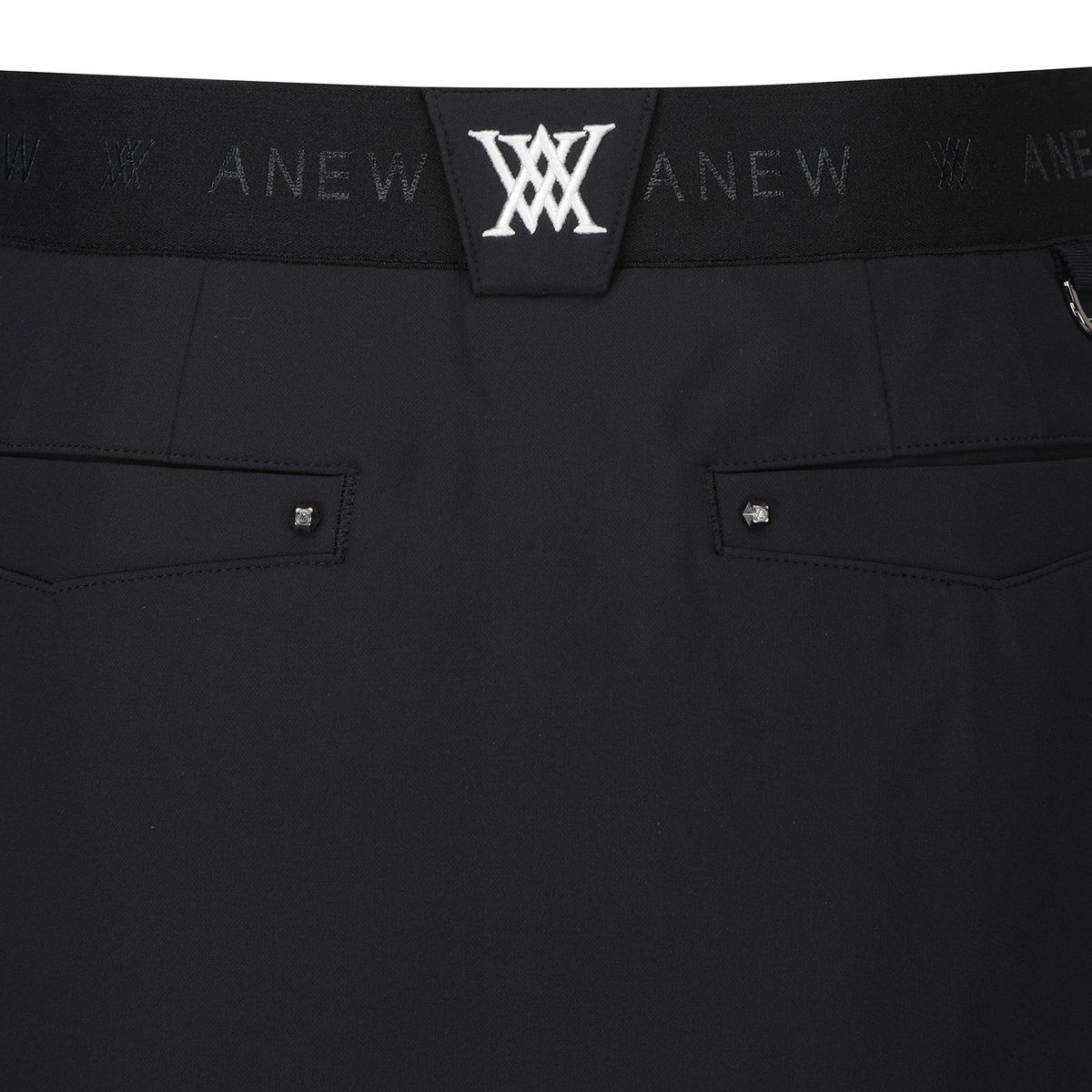 어뉴골프(ANEW GOLF) W FLEECE INCISION POINT A-LINE SQ_BK