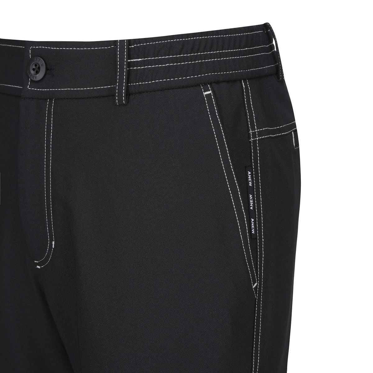 어뉴골프(ANEW GOLF) M STITCH POINT STRAIGHT L/PT_BK