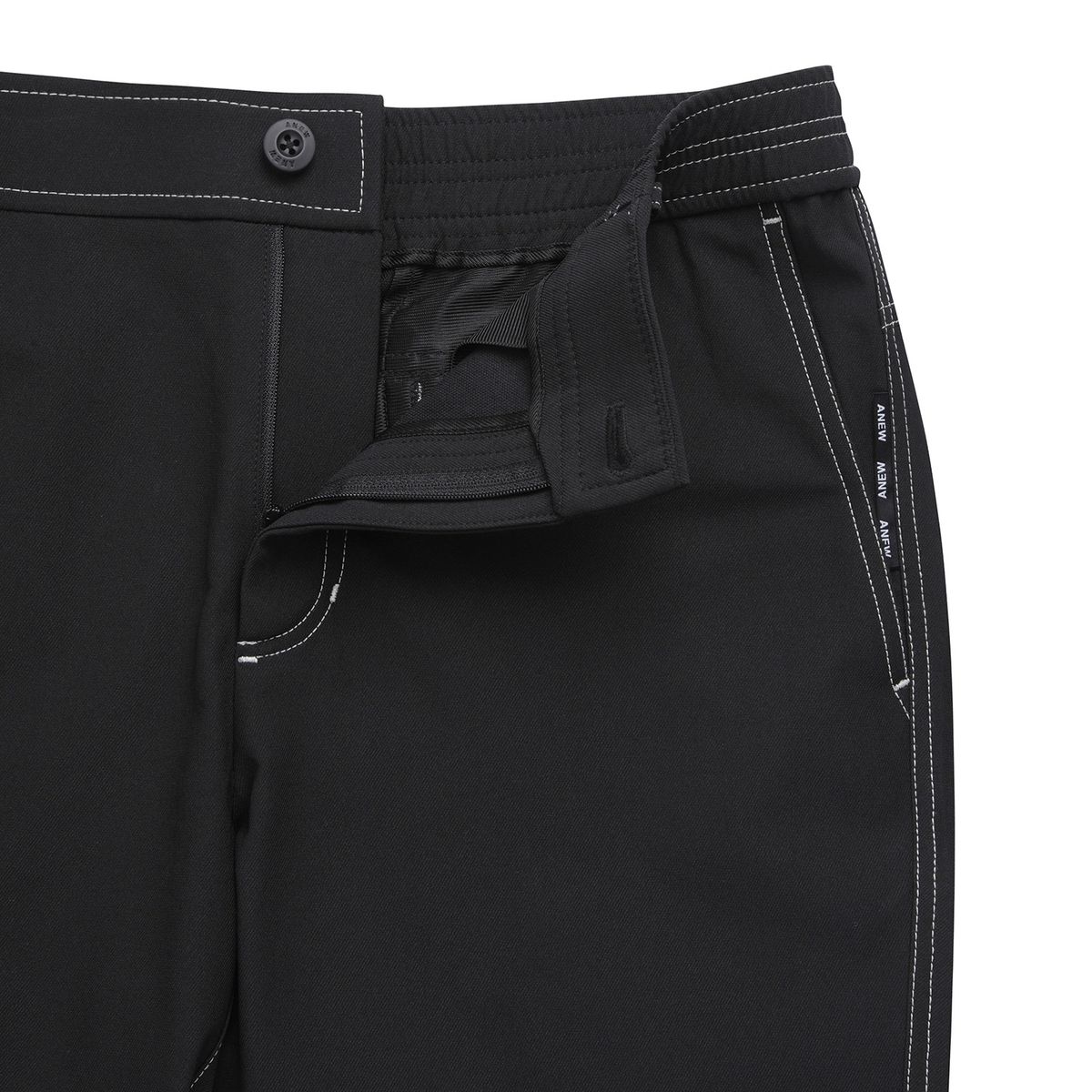 어뉴골프(ANEW GOLF) M STITCH POINT STRAIGHT L/PT_BK