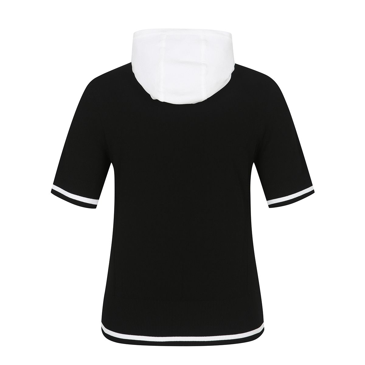 테일러메이드 어패럴(TAYLORMADE APPAREL) 여성 후드 탈부착 반팔 니트 TSN-71HG21-199