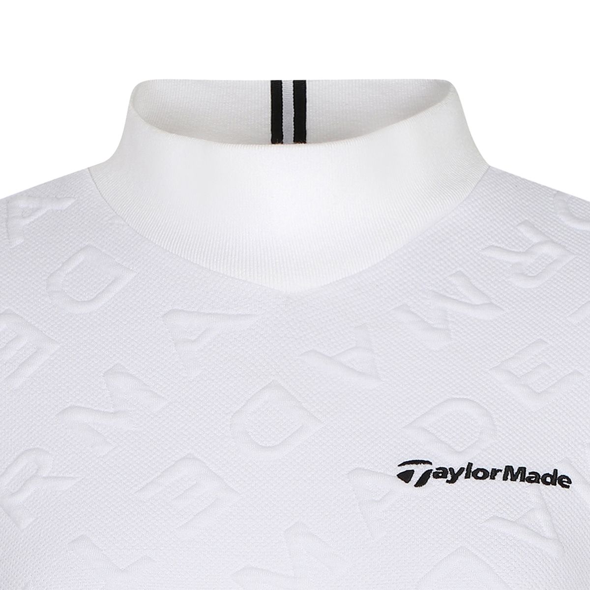 테일러메이드 어패럴(TAYLORMADE APPAREL) 여성 자가드 하이넥 맨투맨 티셔츠 TTN-72HG43-101