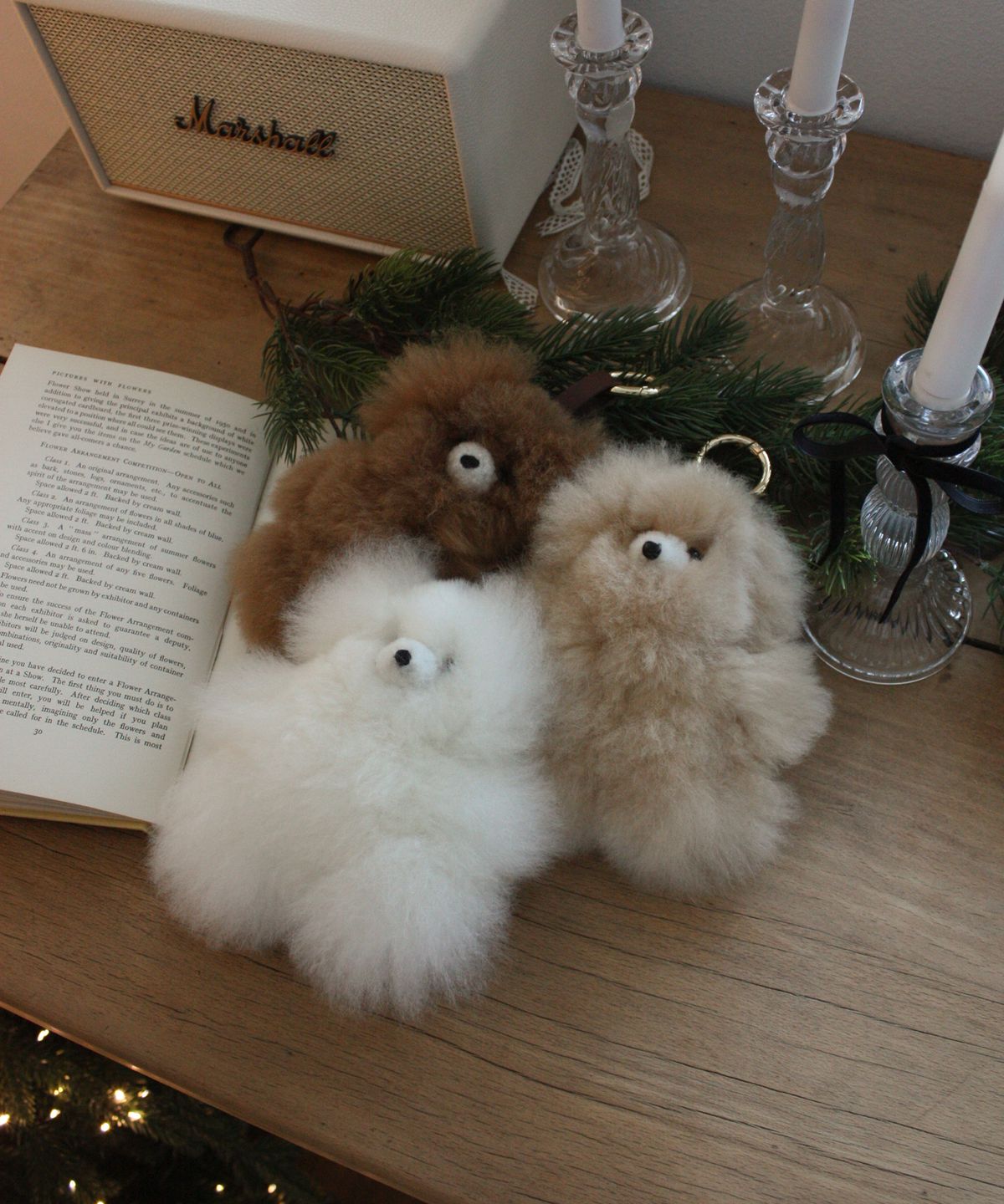 아르떼알파카(ARTEALPACA) Alpaca Teddy bear Keyring