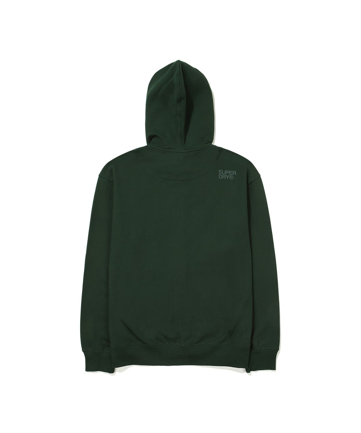 슈퍼드라이(SUPERDRY) 코어 빅 로고 투웨이 후드 집업 헌터
