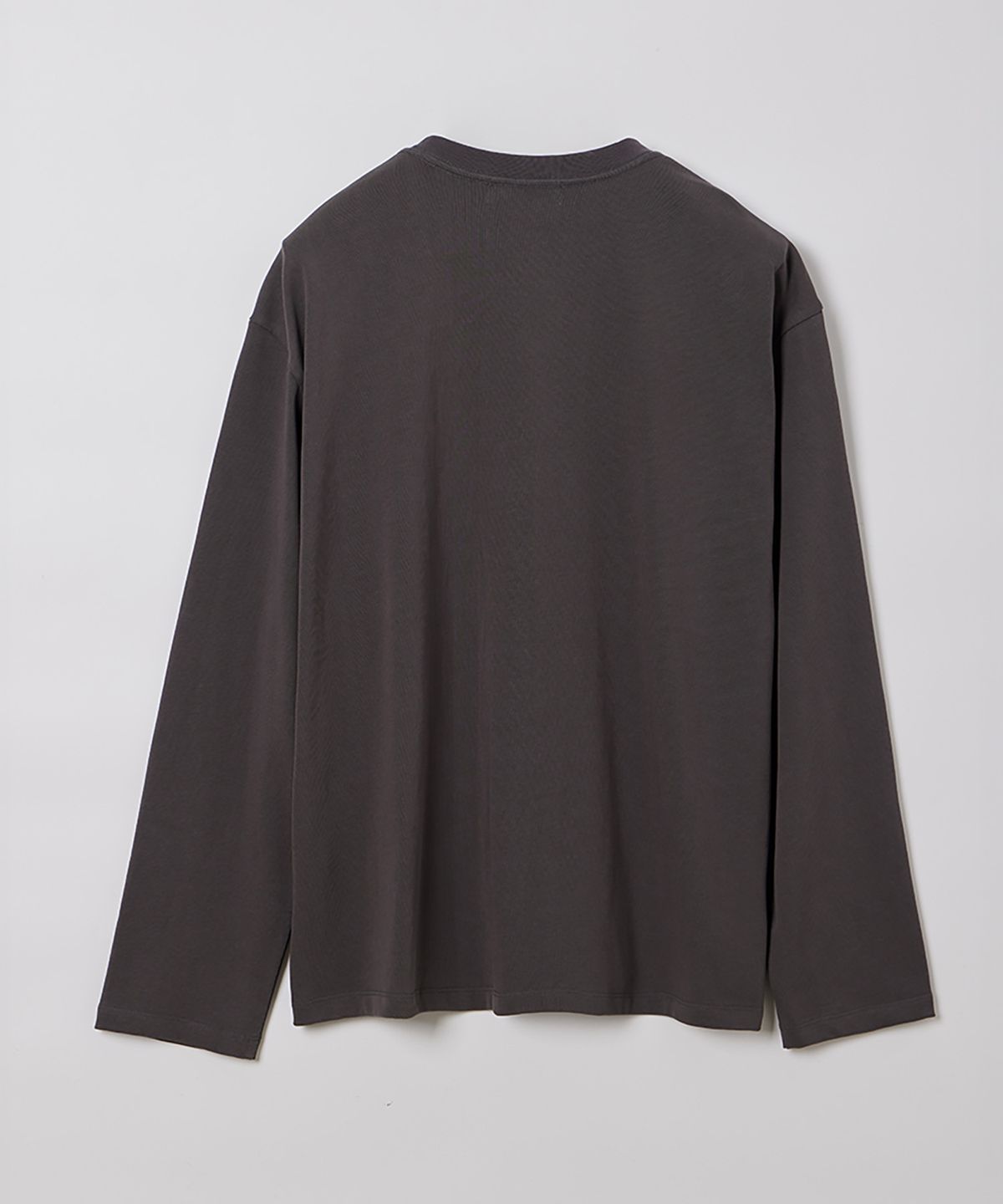 필더스(FIELDERS) MAN ESSENTIAL LONG SLEEVE TEE CHARCOAL