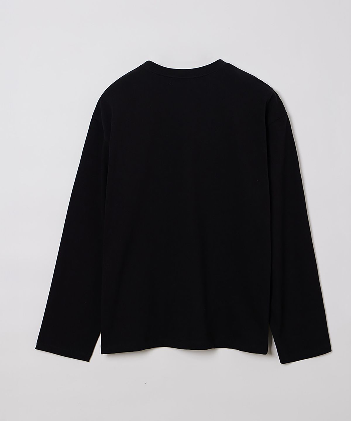 필더스(FIELDERS) MAN ESSENTIAL LONG SLEEVE TEE BLACK