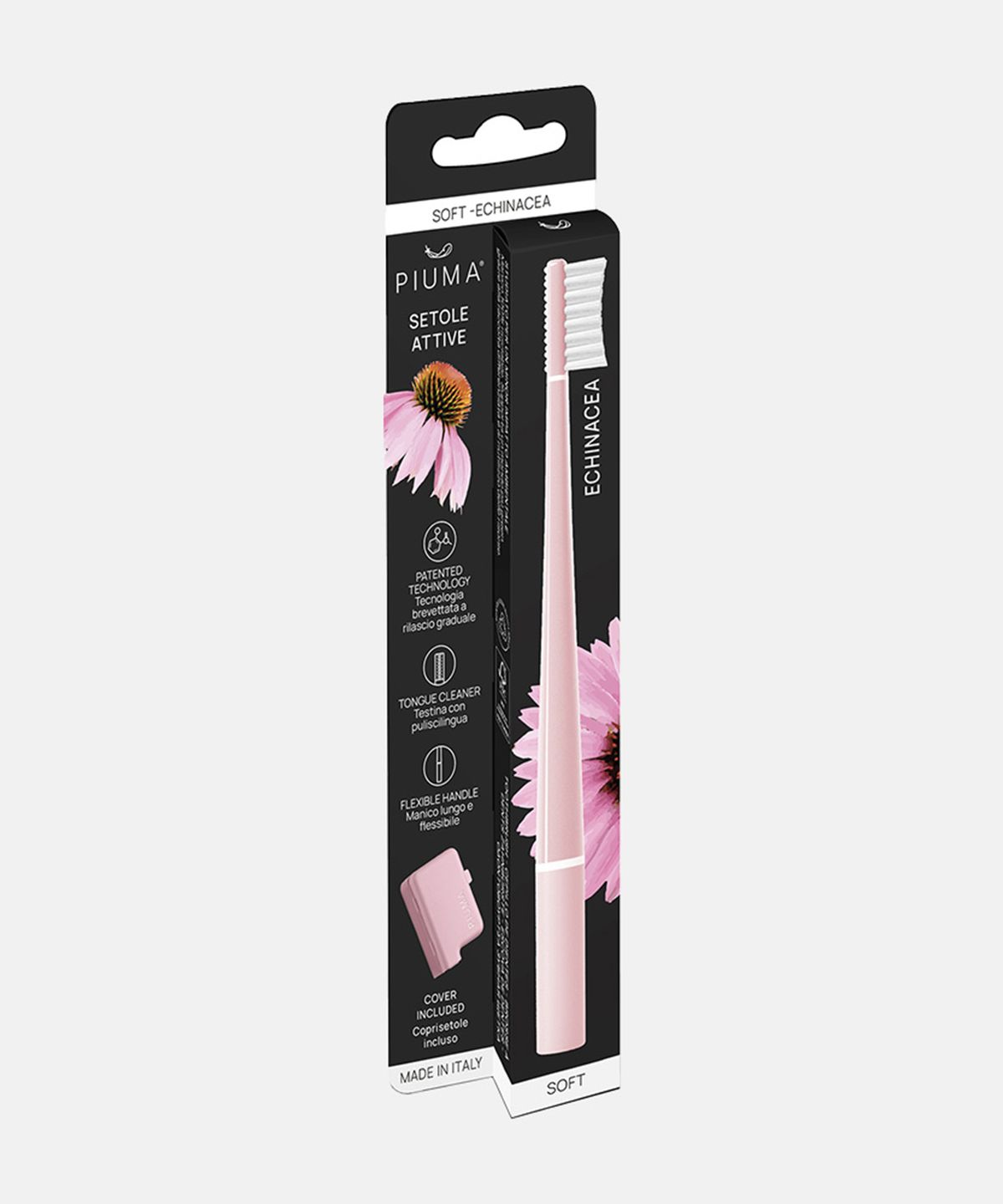 피우마(PIUMA) 프리미엄 에키네시아  칫솔&캘린더 홀더 키트 베이비핑크 1P